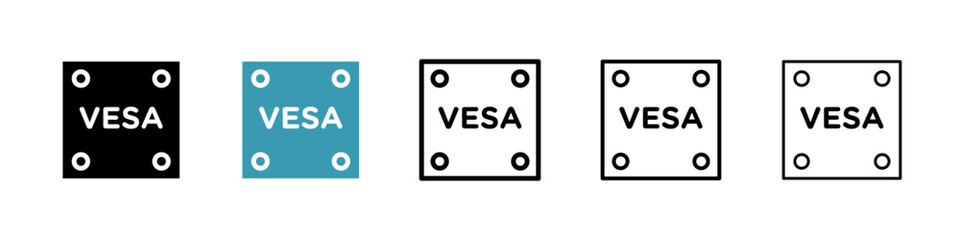 Poster - Vesa line icon in art style vector