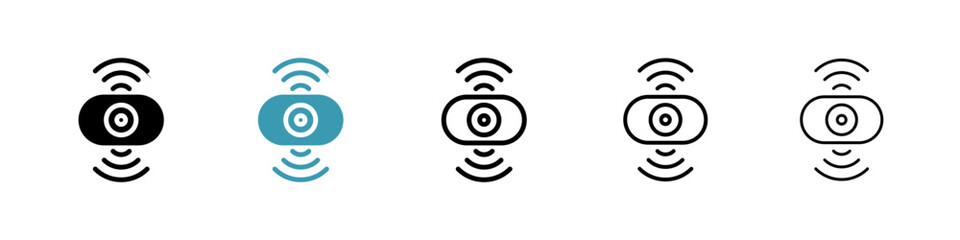 Poster - Sensor line icon in art style vector