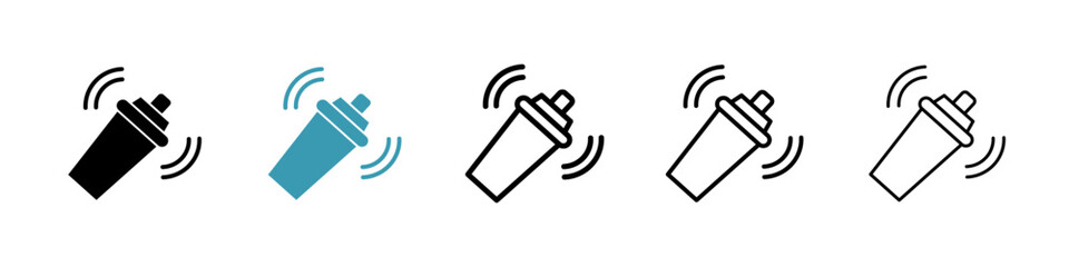 Poster - Shaker line icon in art style vector