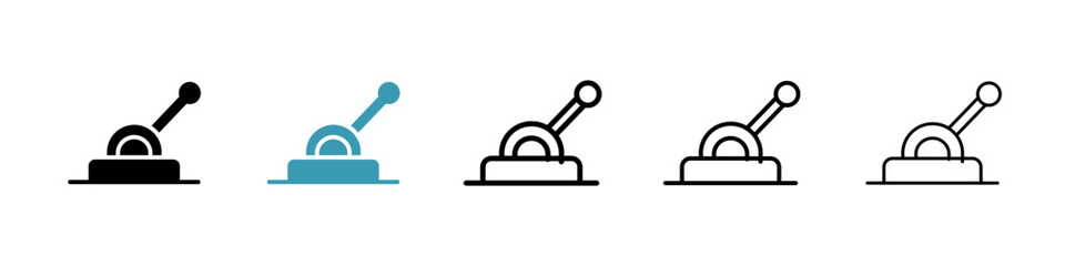 Poster - Lever line icon in art style vector
