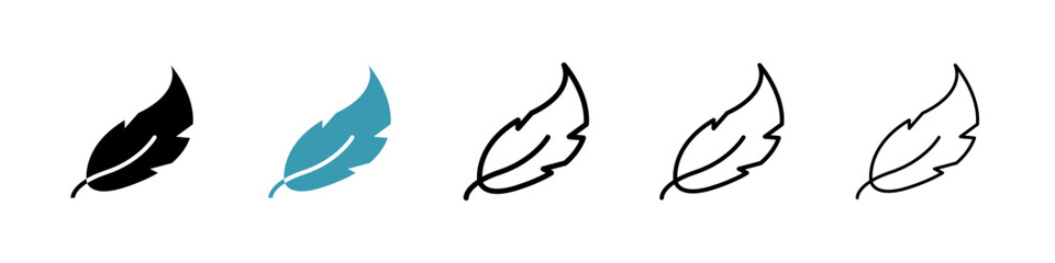 Poster - Light weight line icon in art style vector