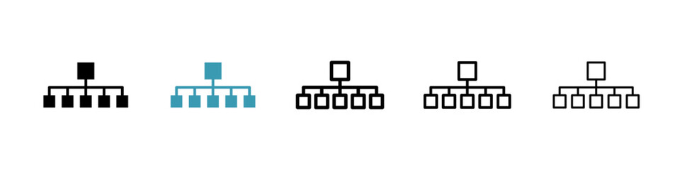 Poster - Classification line icon in art style vector