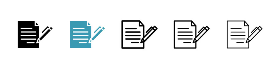 Poster - Agreement line icon in art style vector