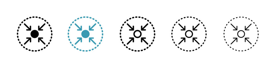 Poster - Compact size line icon in art style vector