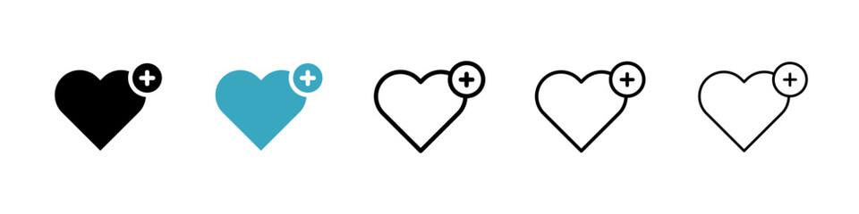 Poster - Health care icons in Multiple Styles Set. Vector Illustration