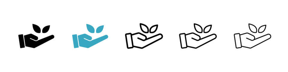 Poster - Environment icons in Multiple Styles Set. Vector Illustration