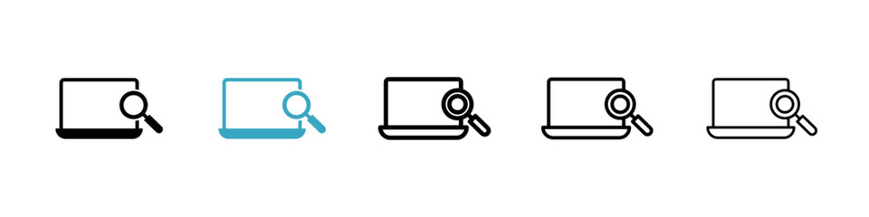 Poster - Browsing icons in Multiple Styles Set. Vector Illustration