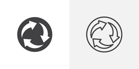 Poster - Reuse icon vector symbol for mobile apps and website UI designs.