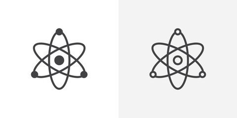 Poster - Physics icon vector symbol for mobile apps and website UI designs.
