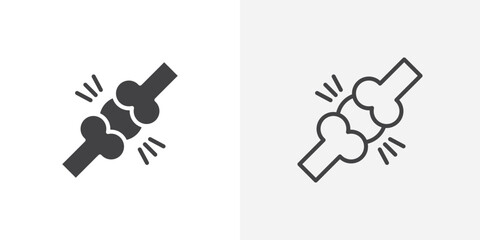 Poster - Joint icon vector symbol for mobile apps and website UI designs.