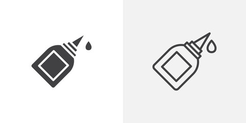 Leinwandbilder - Glue icon vector symbol for mobile apps and website UI designs.