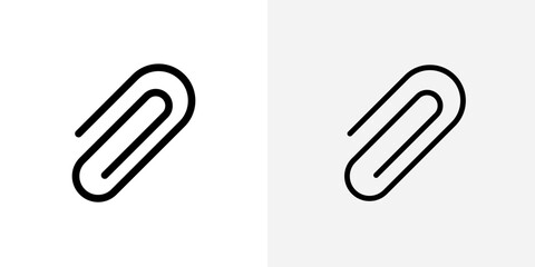 Poster - Clip icon vector symbol for mobile apps and website UI designs.