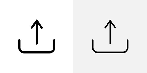 Poster - Export icon vector symbol for mobile apps and website UI designs.