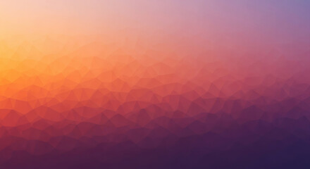 Leinwandbilder - Abstract Low Poly Geometric Colorful Sunset Sunrise Gradient Background Texture