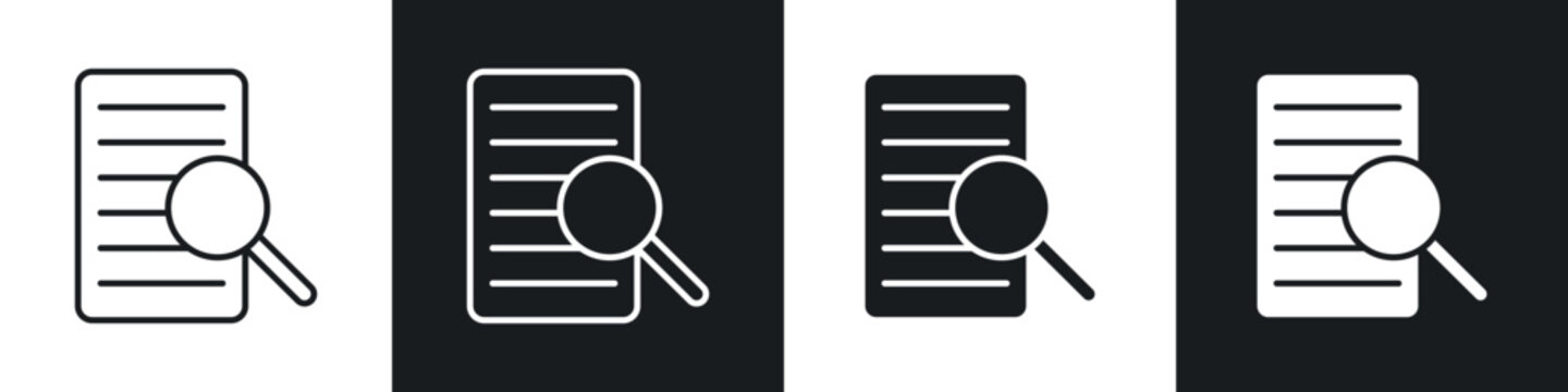 Defining icons in solid and stroke graphics