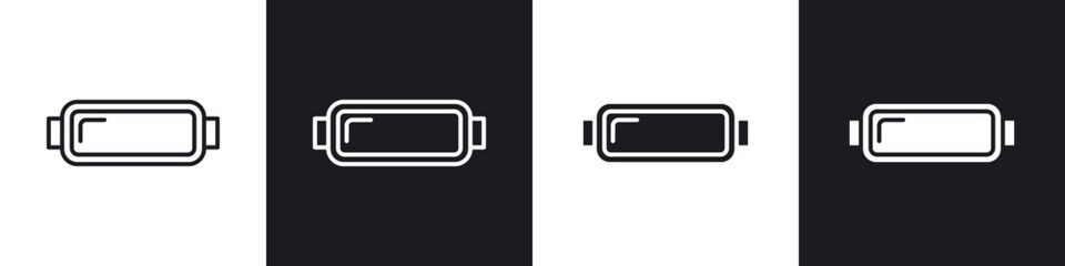 Aufkleber - AR headset icons in solid and stroke graphics