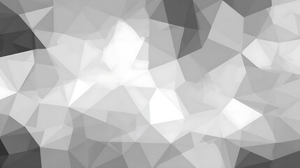 Poster - Gray polygonal modern graphic design wallpaper