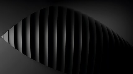Poster - Dark abstract architectural detail black theme