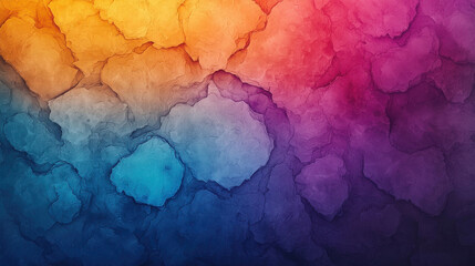 Poster - Vibrant Abstract Texture with Colorful Shades of Orange, Pink, Purple, Blue, and Turquoise for Creative Background and Design Projects