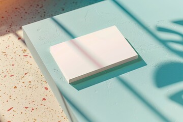 Aufkleber - Ultra Quality Picture of Business Card with Pastelcoloured Design