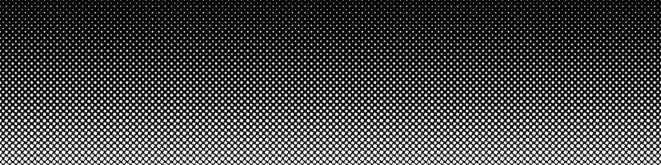 Poster - Wide repeating monochrome square pattern background design