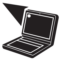 laptop isolated on white background