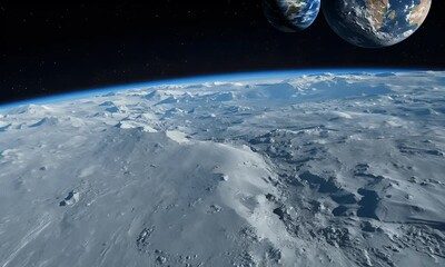 Wall Mural - earth in space