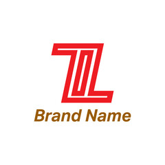 Fototapete - z letter logo. Fully Vector file.