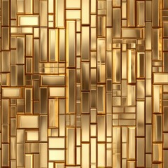 Fototapete - seamless background texture this features a arrangement of gold bars, creating luxurious and vibrant pattern ideal for use in various projects, enhancing visuals with elegance.