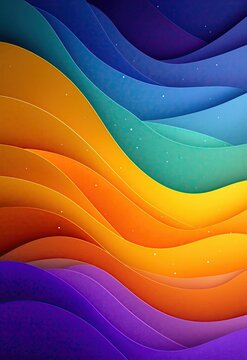 Abstract textured colored wavy background.