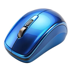 Poster - Blue Computer Mouse 3D Model with Highly Detailed Design
