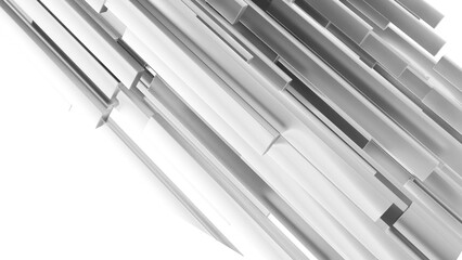 Fototapete - Elegant white background with shiny lines