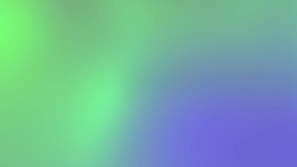 Wall Mural - Smooth green-blue gradient flow for dreamy abstract backgrounds and soft transitions.  Vibrant pastel gradient waves. Calm color blend animation with fresh green and soothing blue tones, 