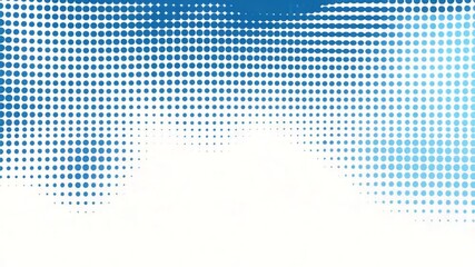 Poster - Blue Gradient Dot Matrix Animation Background for Digital Presentations, Slideshows