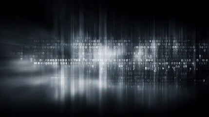 Binary code stream abstract digital background