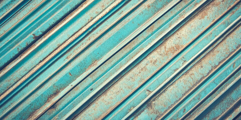 Poster - Close up view of textured parallel lines on a surface Generative AI