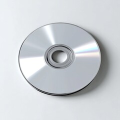 Aufkleber - Compact Discs Stacked on White Surface, Symbolizing Data Storage and Archival Solutions for Business and Personal Use : Generative AI