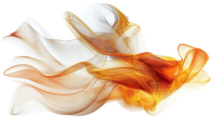 Poster - Dynamic abstract composition for digital ads, focused on poster design. Isolated on white background 
