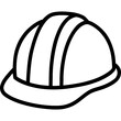 © mr_marcom - Minimalist hard hat vector icon