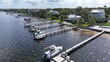© michael - docks for leisure boats in Crystal Beach, Florida