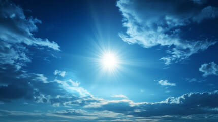 Wall Mural - blue sky with white cloud background. white cloud with blue sky background