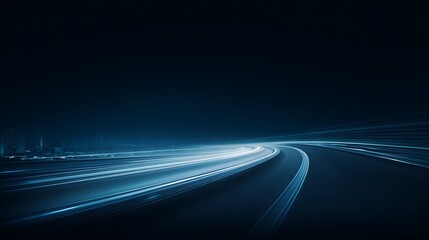 Poster - Speed of light abstract long exposure