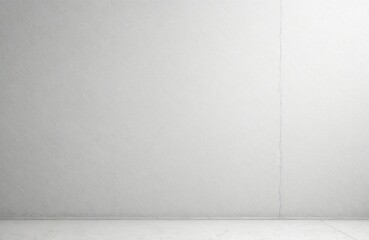 Poster - White wall with rough texture. Paper or concrete background. Blank space for text or design. Vertical crack adds interest. Clean modern aesthetic. Minimalist background for presentations.