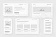 © Ziam Nova Studio - Minimal Web UI Wireframe Templates for Website and Mobile App Design