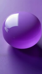 Aufkleber - A close-up shot of a purple object sitting on a table