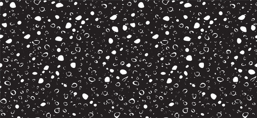 Wall Mural - small water drops texture vector. rainy window overlay texture. rain on glass background. abstract h