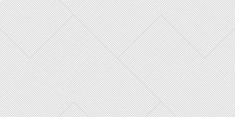 Poster - Seamless vector pattern of straight parallel white and black lines of lines of equal thickness. A simple geometric texture with a grid of straight diagonal parallel strips.