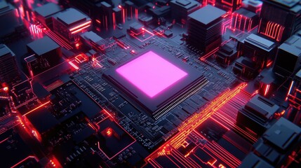 Poster - Microcontroller development board connected to sensors and coding environment