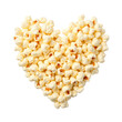 © nAot - Heart-shaped popcorn perfect for Valentine's Day or love theme events, fun snack idea.