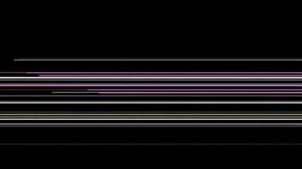 Poster - Abstract horizontal lines in pastel colors